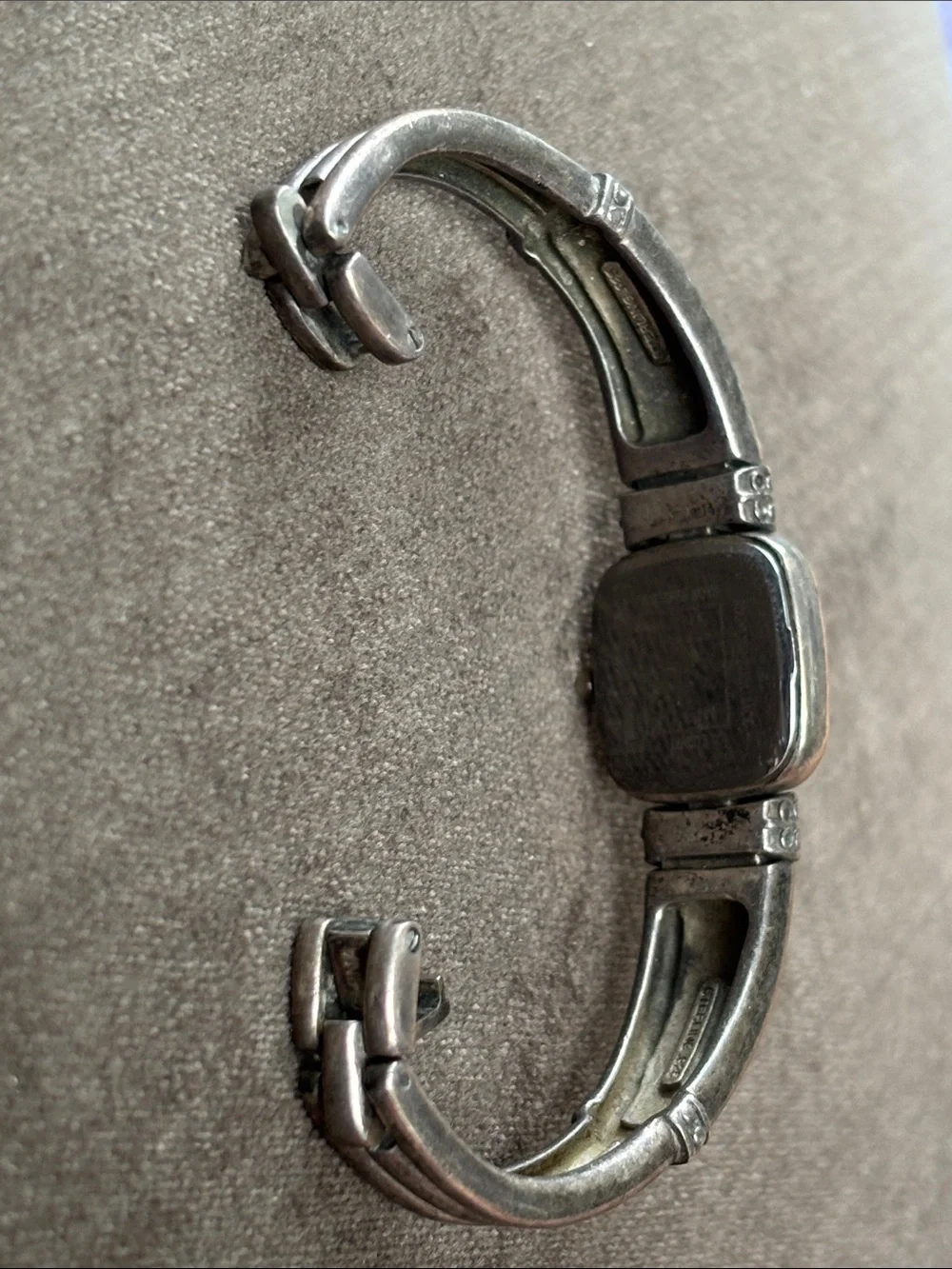 .925 Sterling Silver ANNE KLEIN Women's WRIST WATCH WRISTWATCH Fine Jewelry